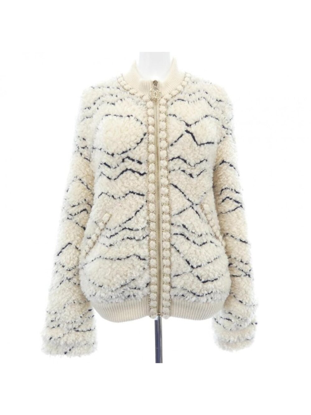 Chanel 19B Jacket White
